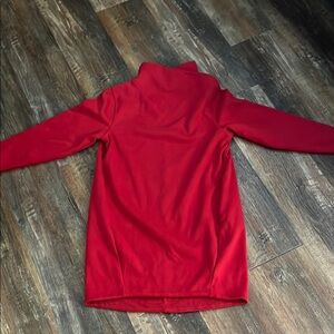Athleta Red Cowl Neck Petite Dress